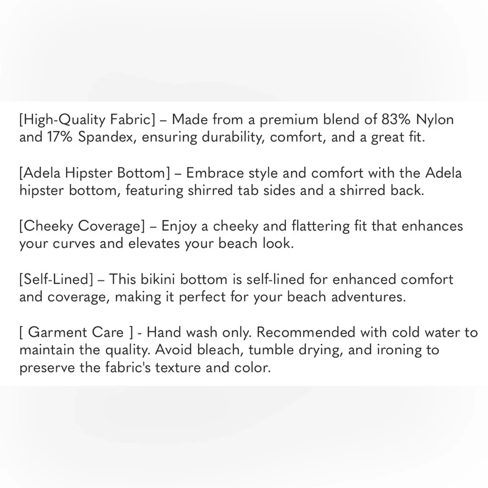 BECCA Baja Mar Hipster Cheeky Bikini Bottoms